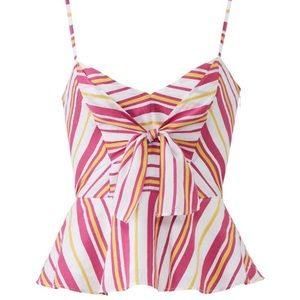 Parker peplum top size small